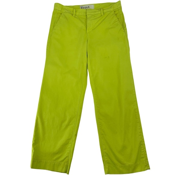 Frank & Eileen Pants - Frank & Eileen Women's Pants Westport Lime Green Cotton Size 4